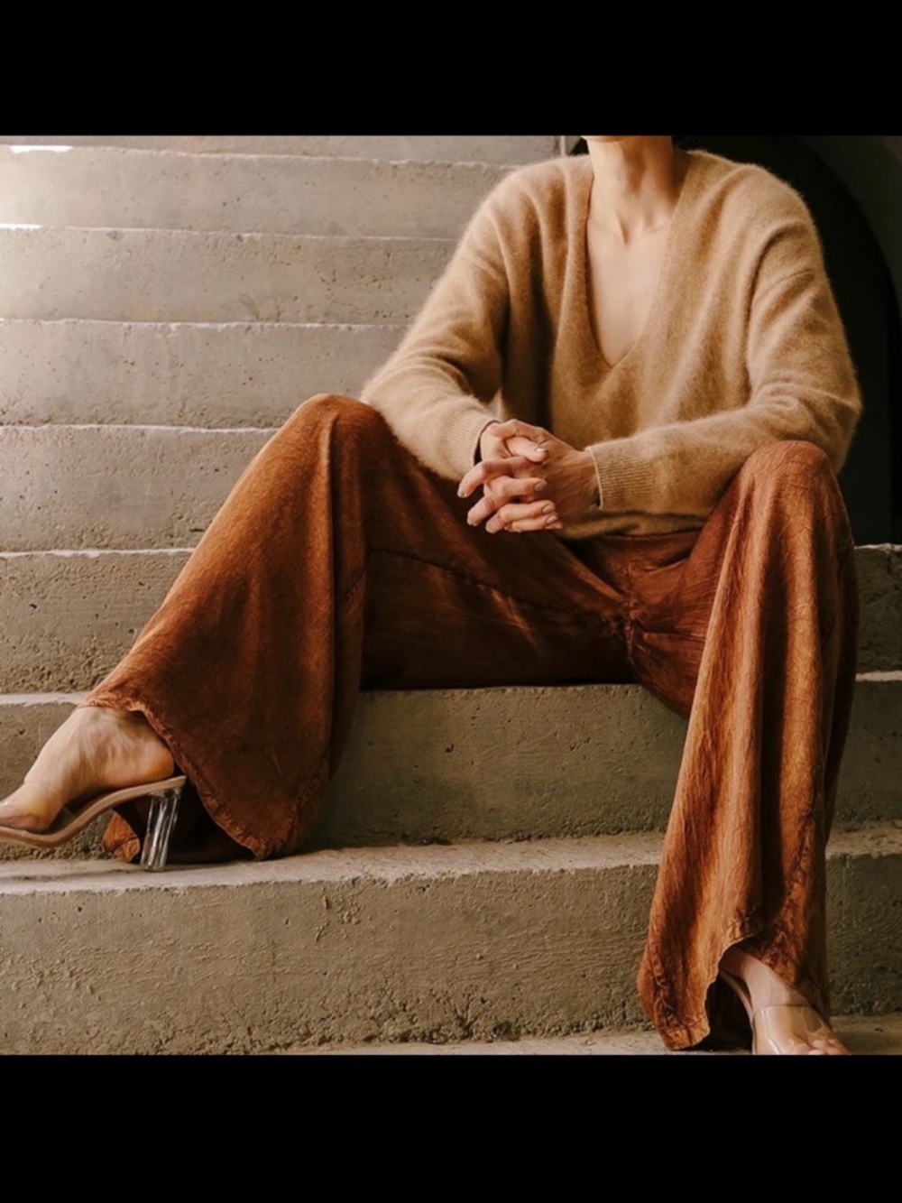 MES DEMOISELLES Paris Asymmetrical Meridien Alpaca & Wool Blend Sweater ๐ฆ 4-6 US - Picture 15 of 15